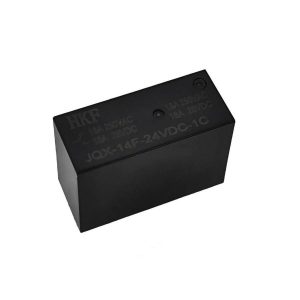 رله ۲۴ ولت ۱۶ آمپر ۸ پین تک کنتاکت کتابی JQX-14F